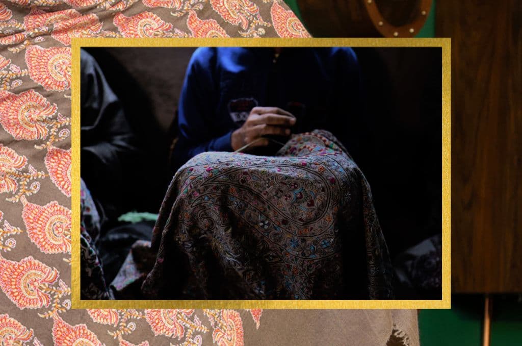 Pashmina craft in Kashmir