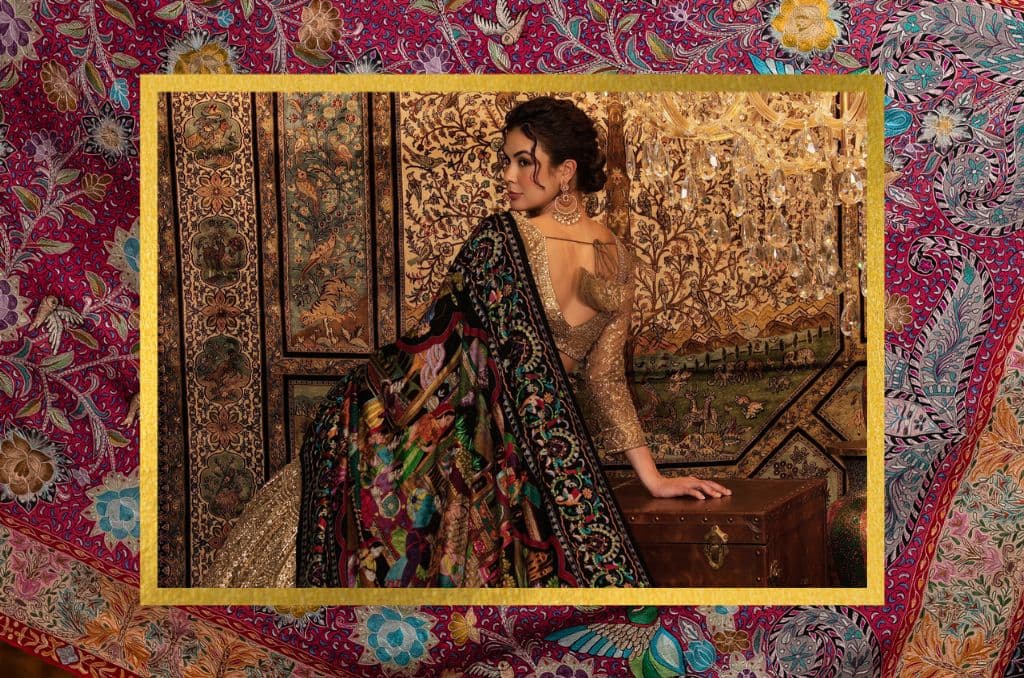 Kalamkari Pashmina Shawl