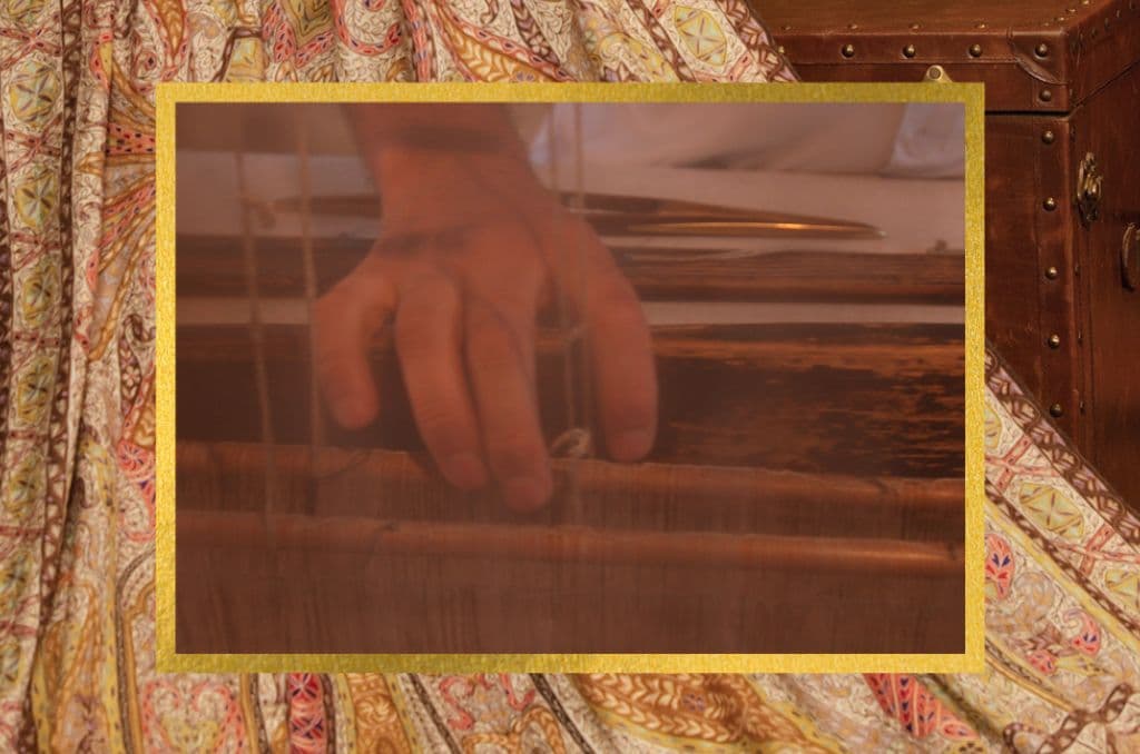 The weaving of Pashmina