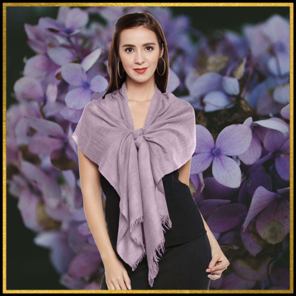 Cashmere Scarf Knot Style